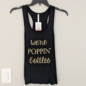 "We're Poppin Bottles" Graphic Top